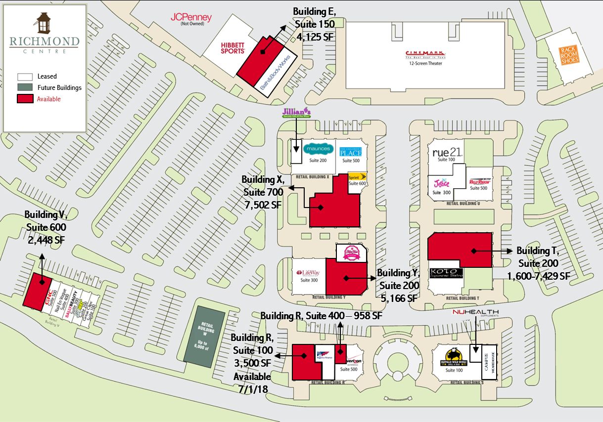 Richmond Centre: Barnes Mill Road & I-75, Richmond, KY 40475